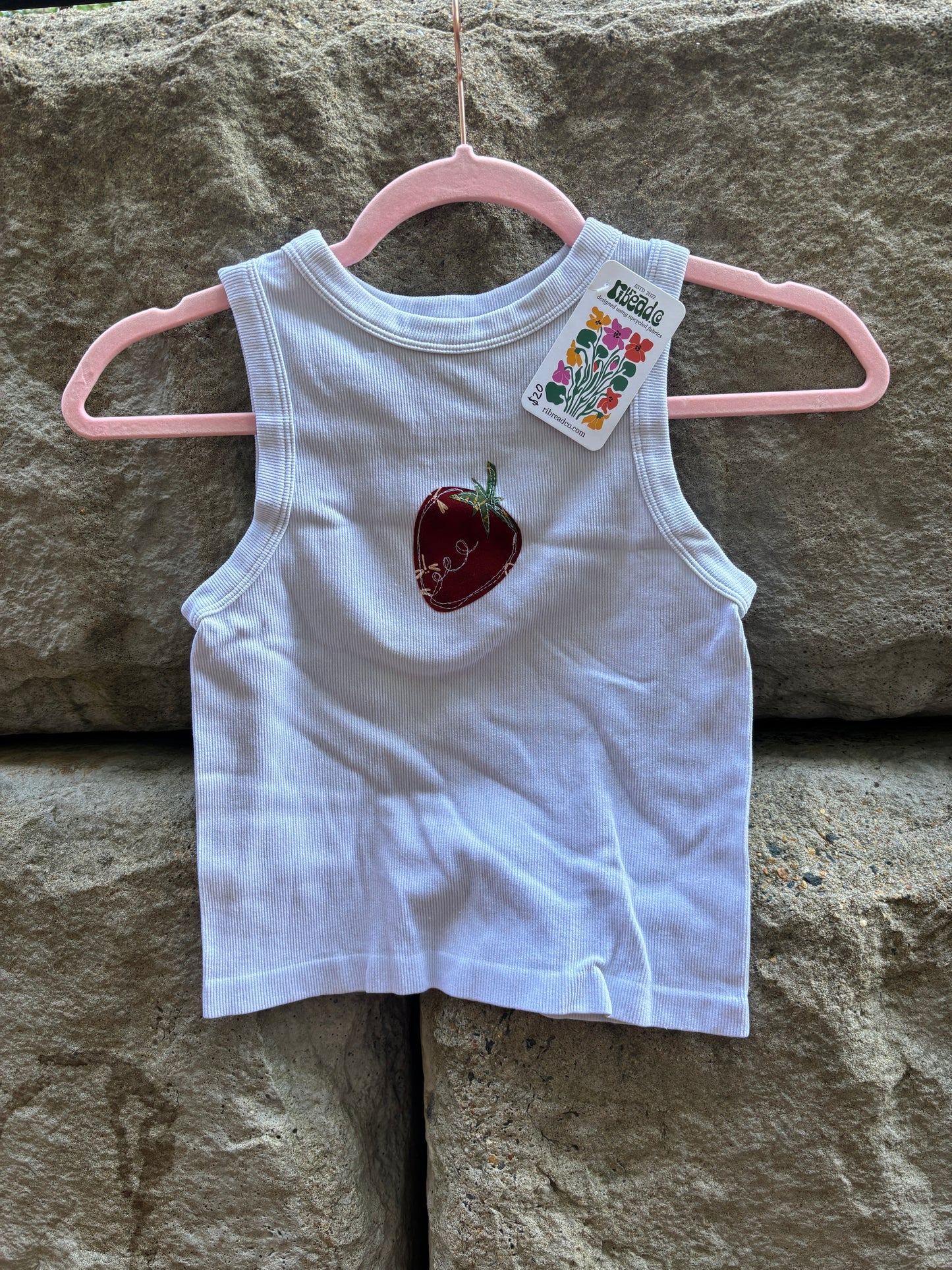 strawberry tank (women’s small)