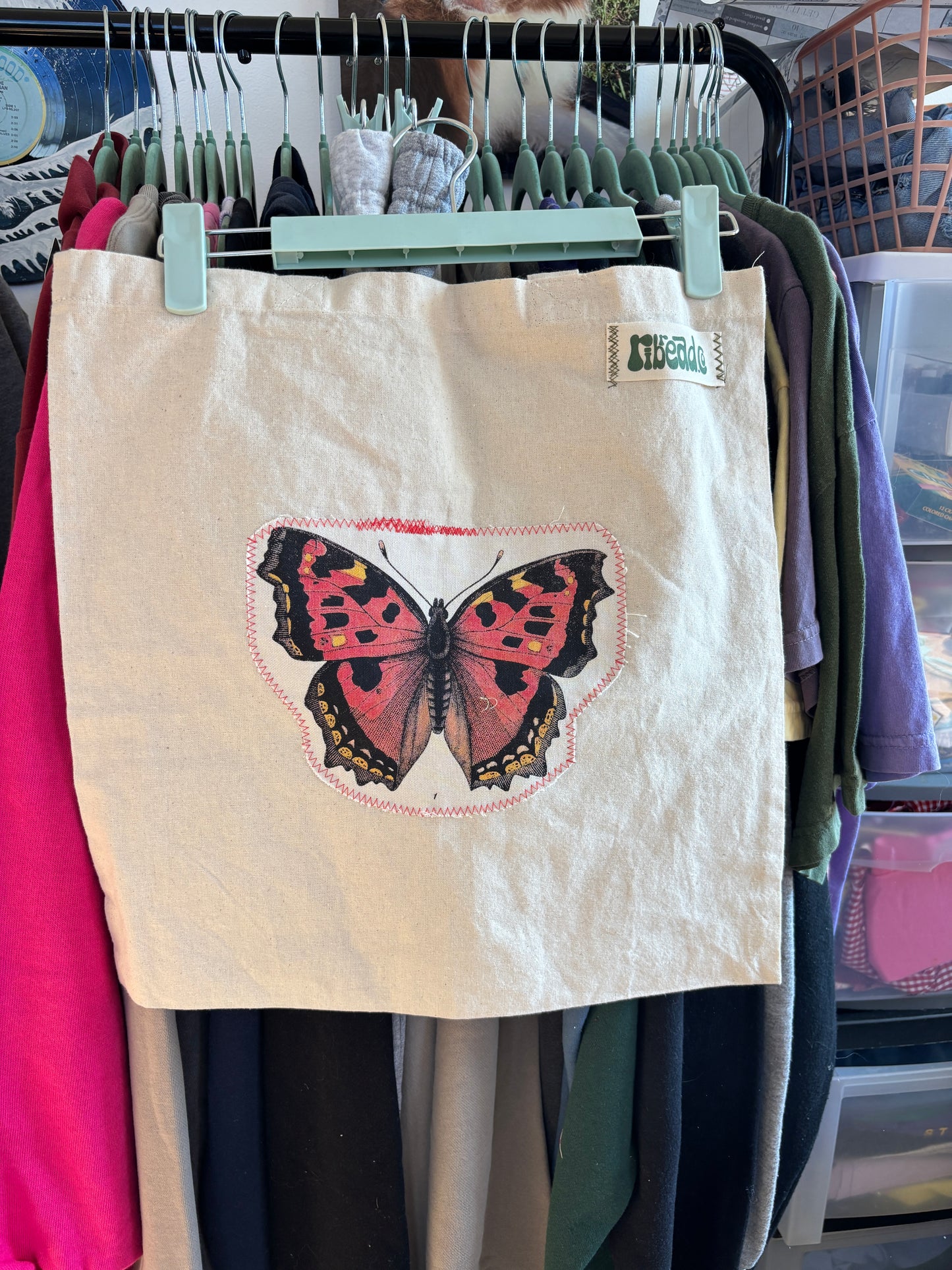 butterfly tote bag