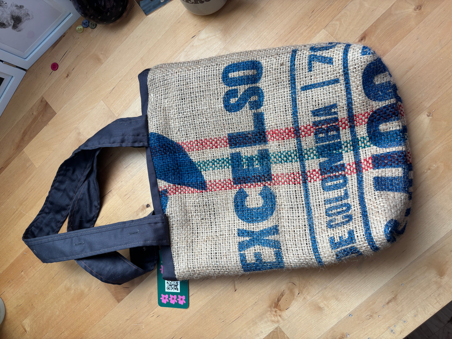 MUDHOUSE coffee bean tote bag