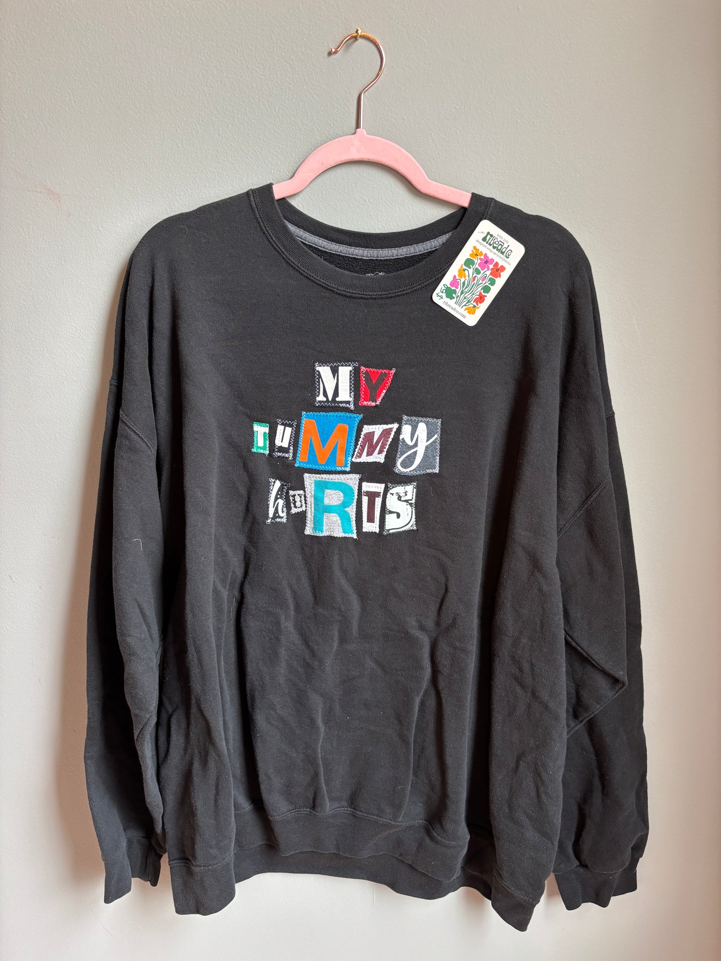 my tummy hurts crew (unisex xxl)