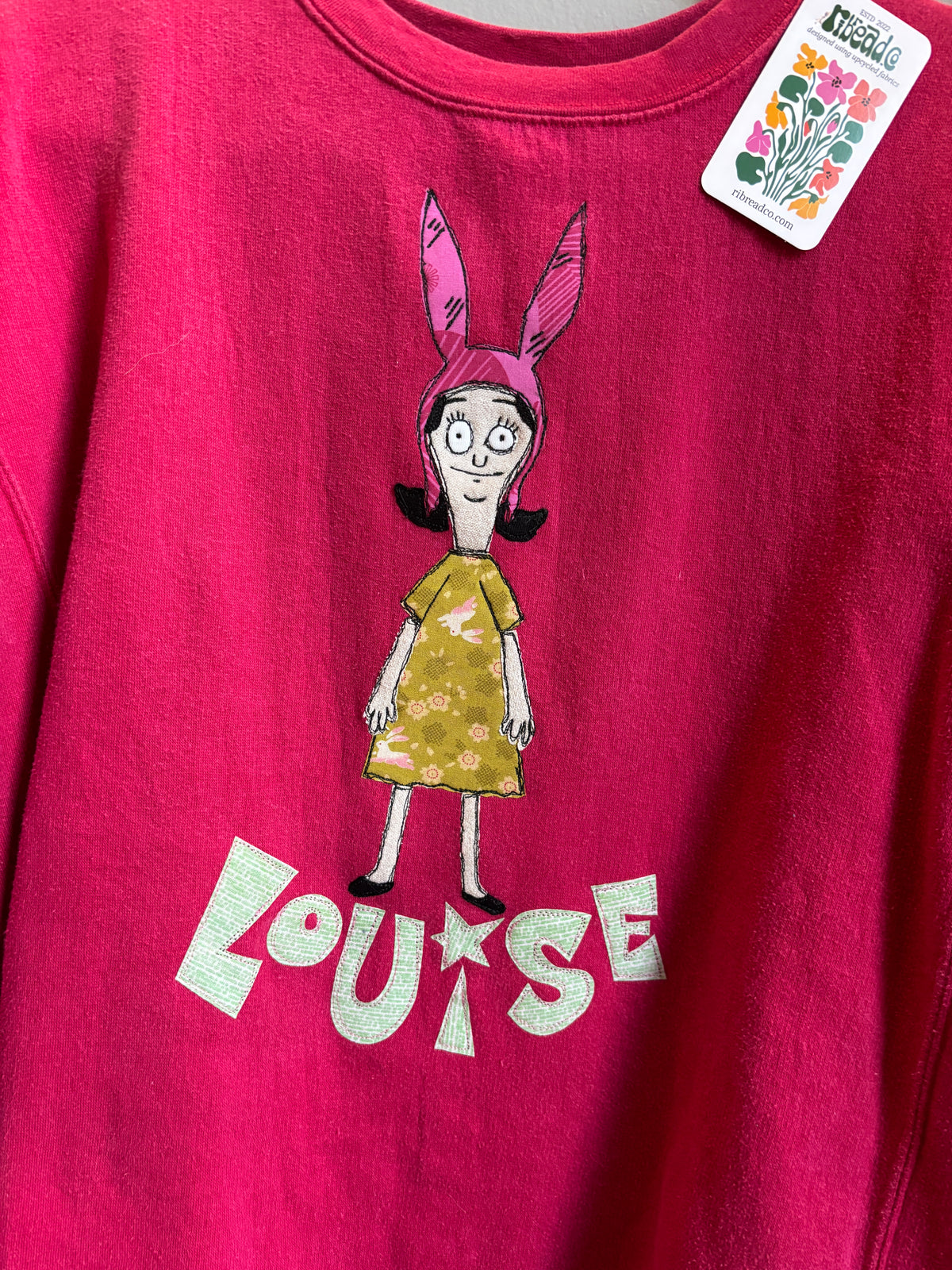 louise belcher crewneck (women’s l)