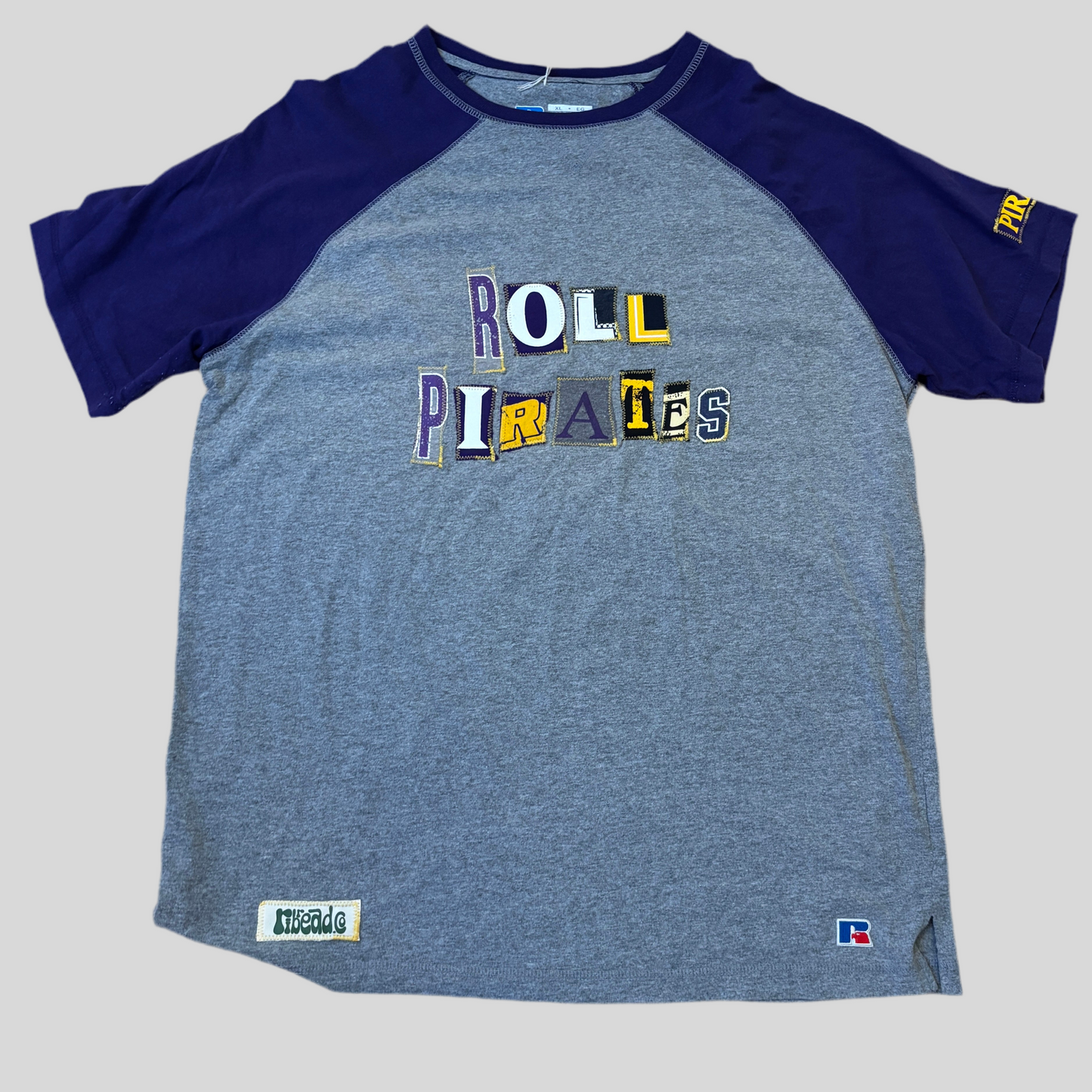 roll pirates baseball tee (unisex xl)