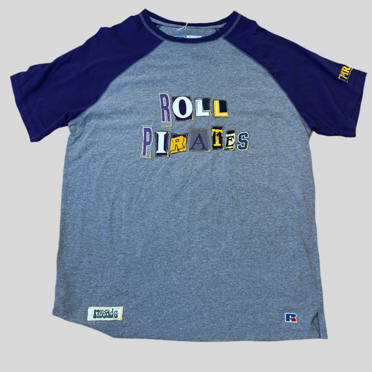 roll pirates baseball tee (unisex xl)