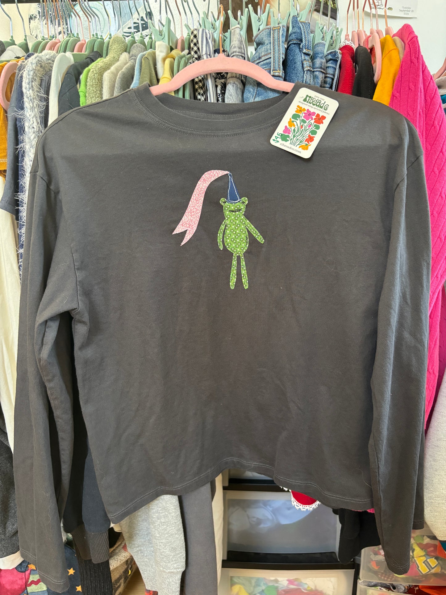 princess frog long sleeve (women’s xs)