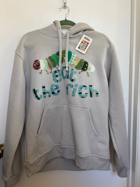 eat the rich hoodie (l)