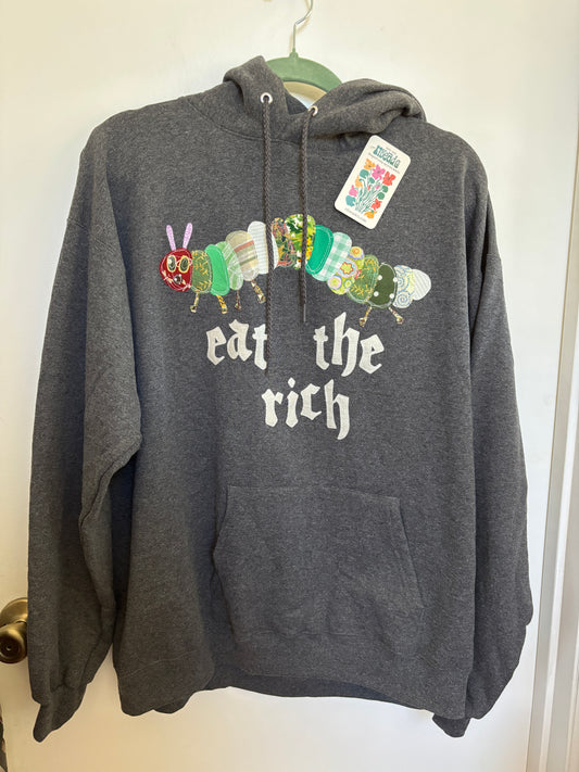 eat the rich hoodie (xl)