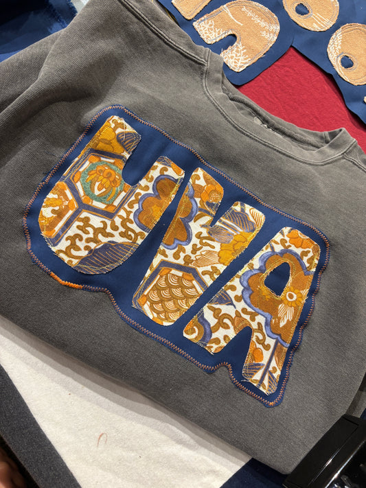 uva mosaic crew (comfort colors small)