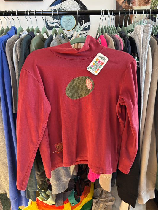olive mock neck long sleeve (women’s petite xl)