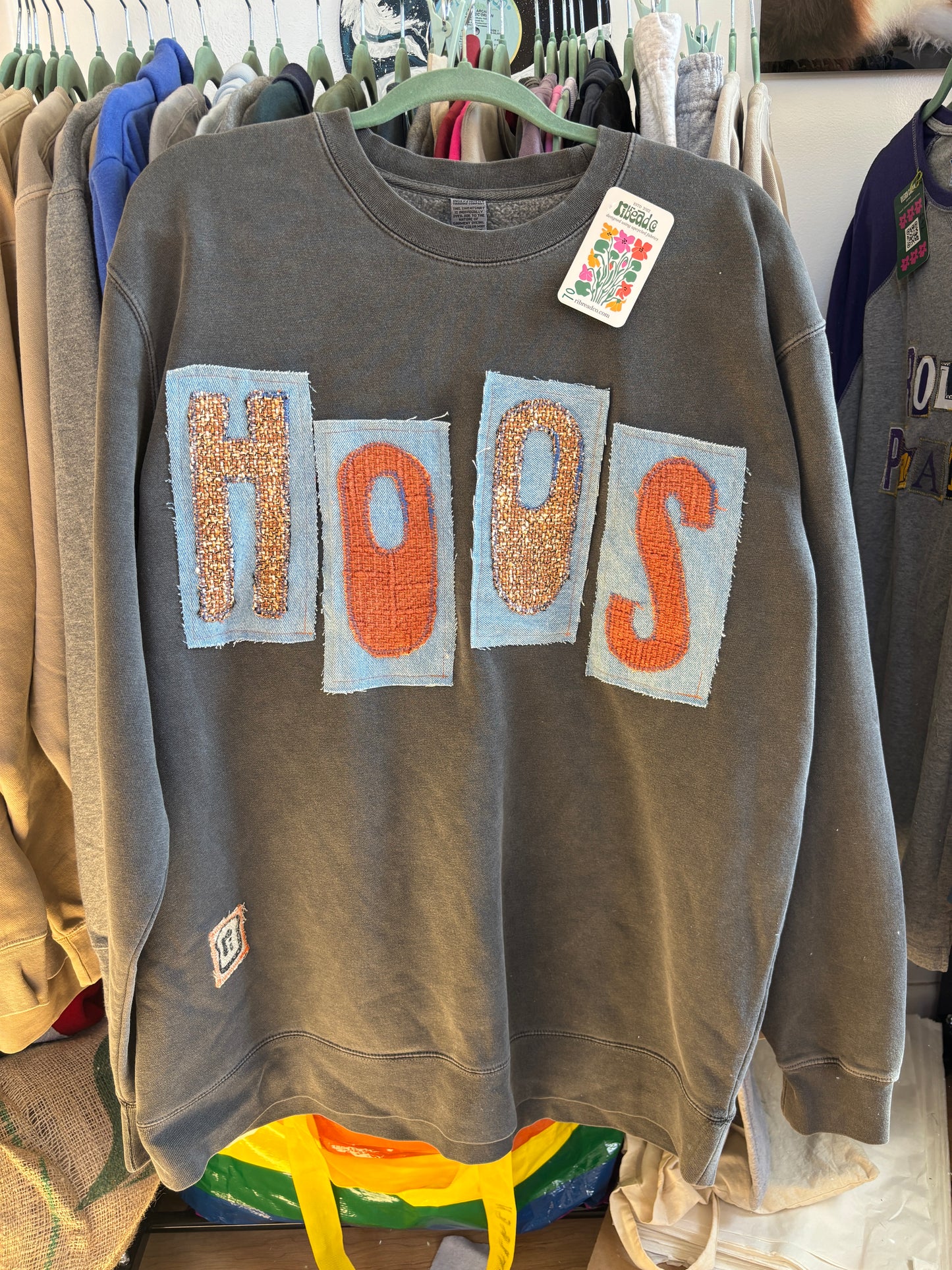 HOOS patchwork crew (unisex xl)