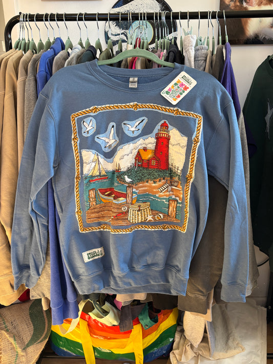 seaside landscape crew (unisex s)