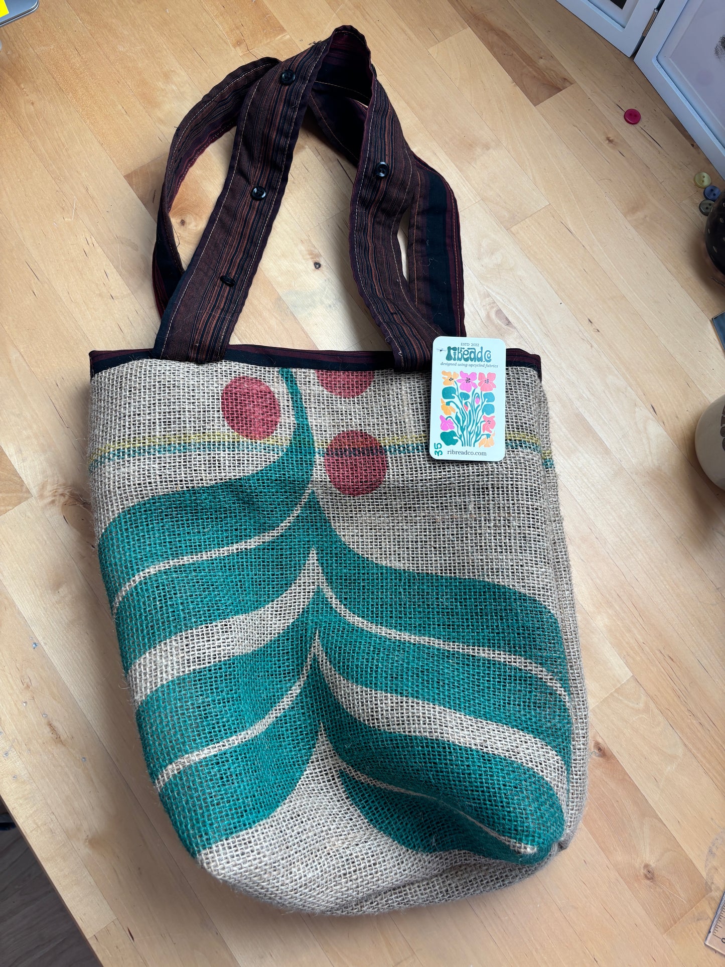 MUDHOUSE coffee bean tote bag