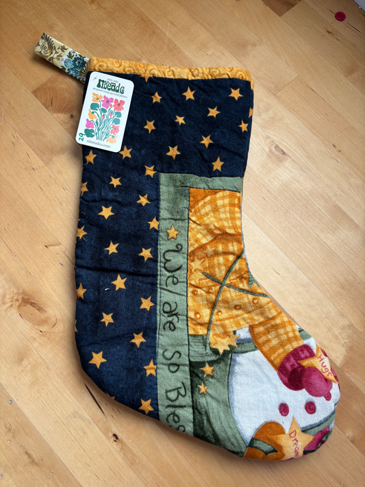 snowman stocking