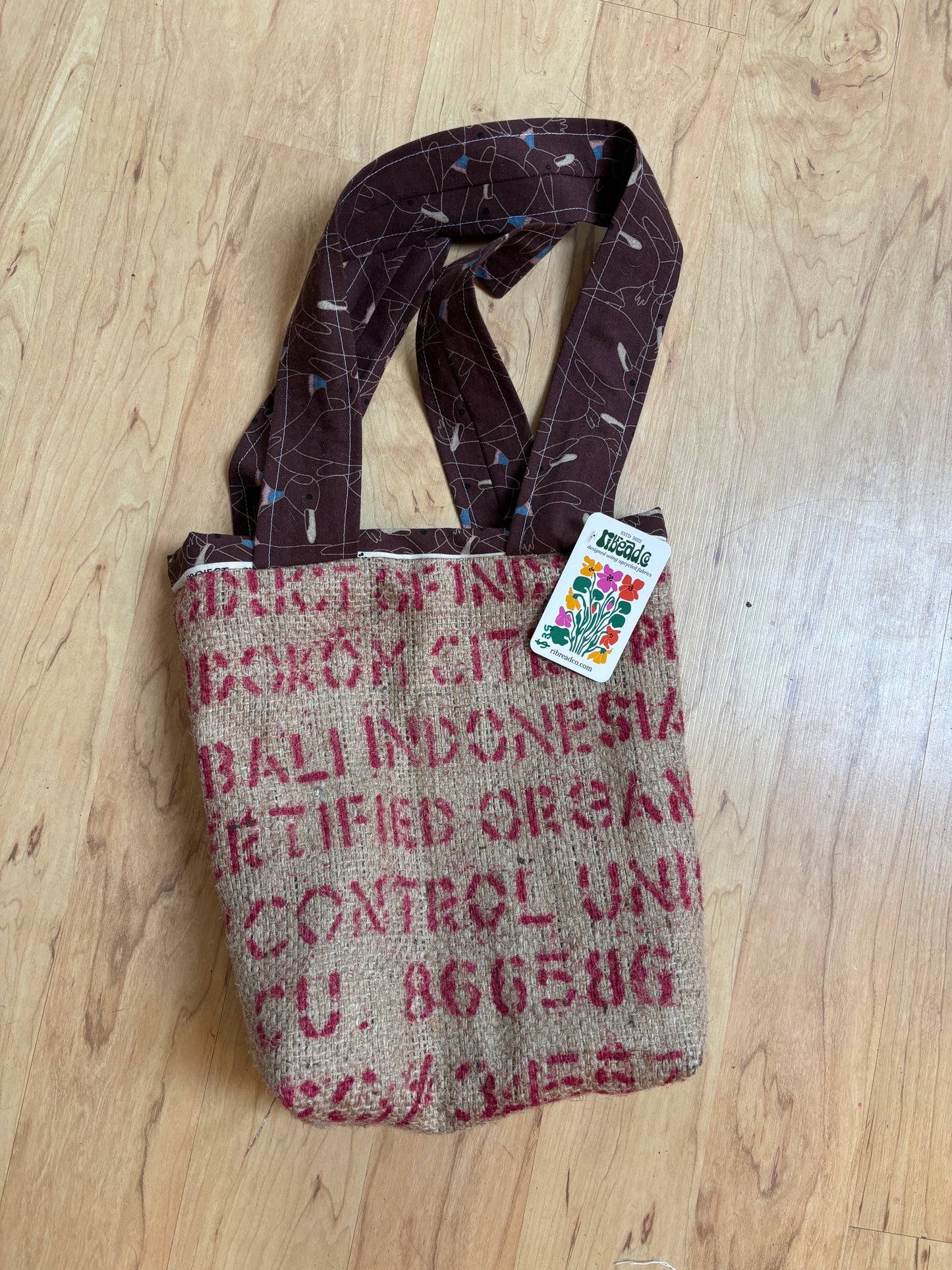 MUDHOUSE coffee bean tote bag
