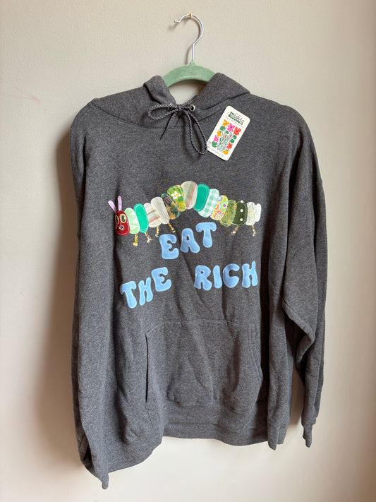 eat the rich hoodie (unisex xxl)