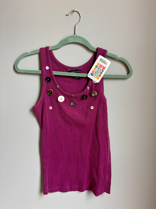 button tank (womens m)