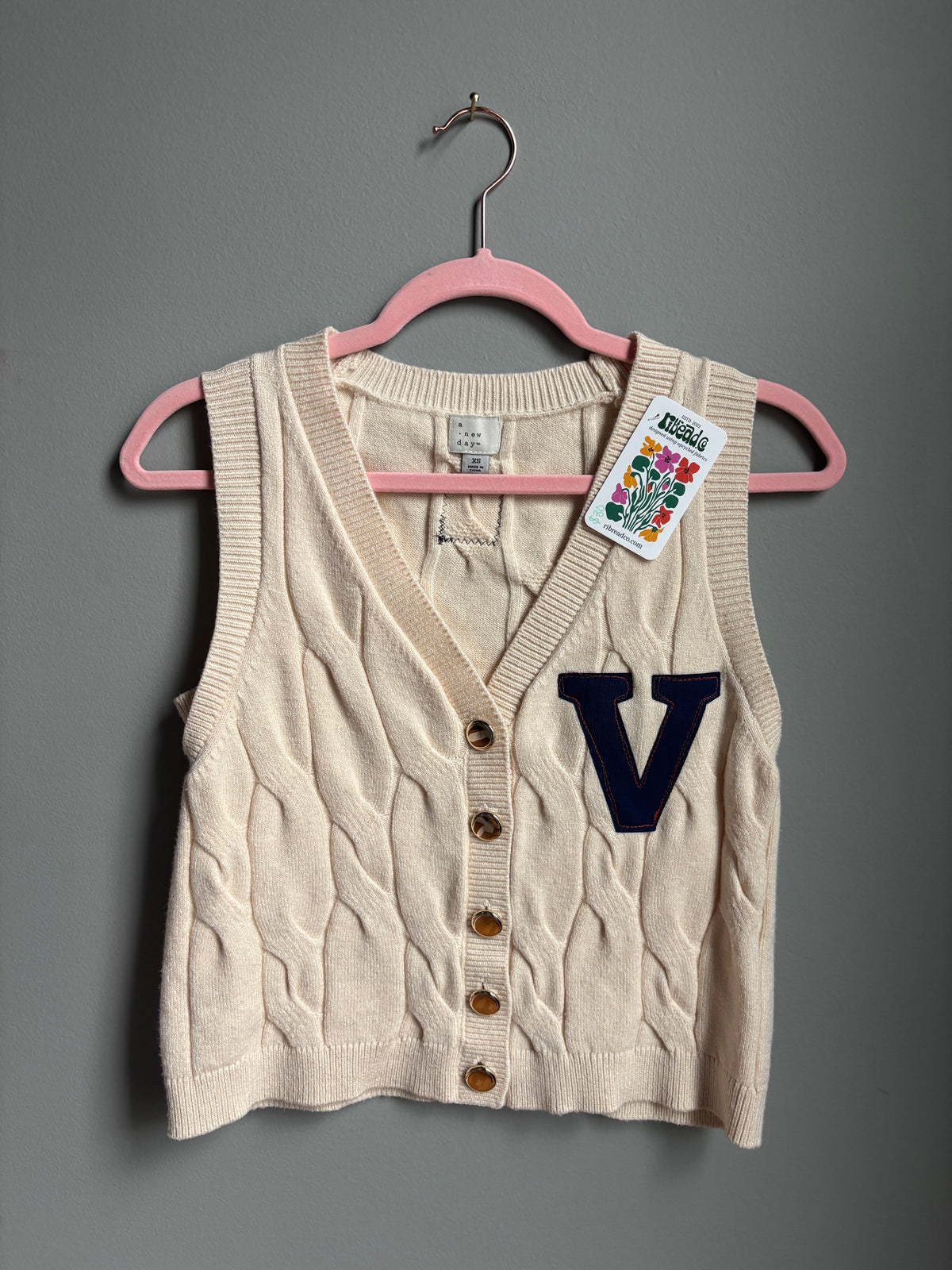 virginia sweater vest (womens xs)