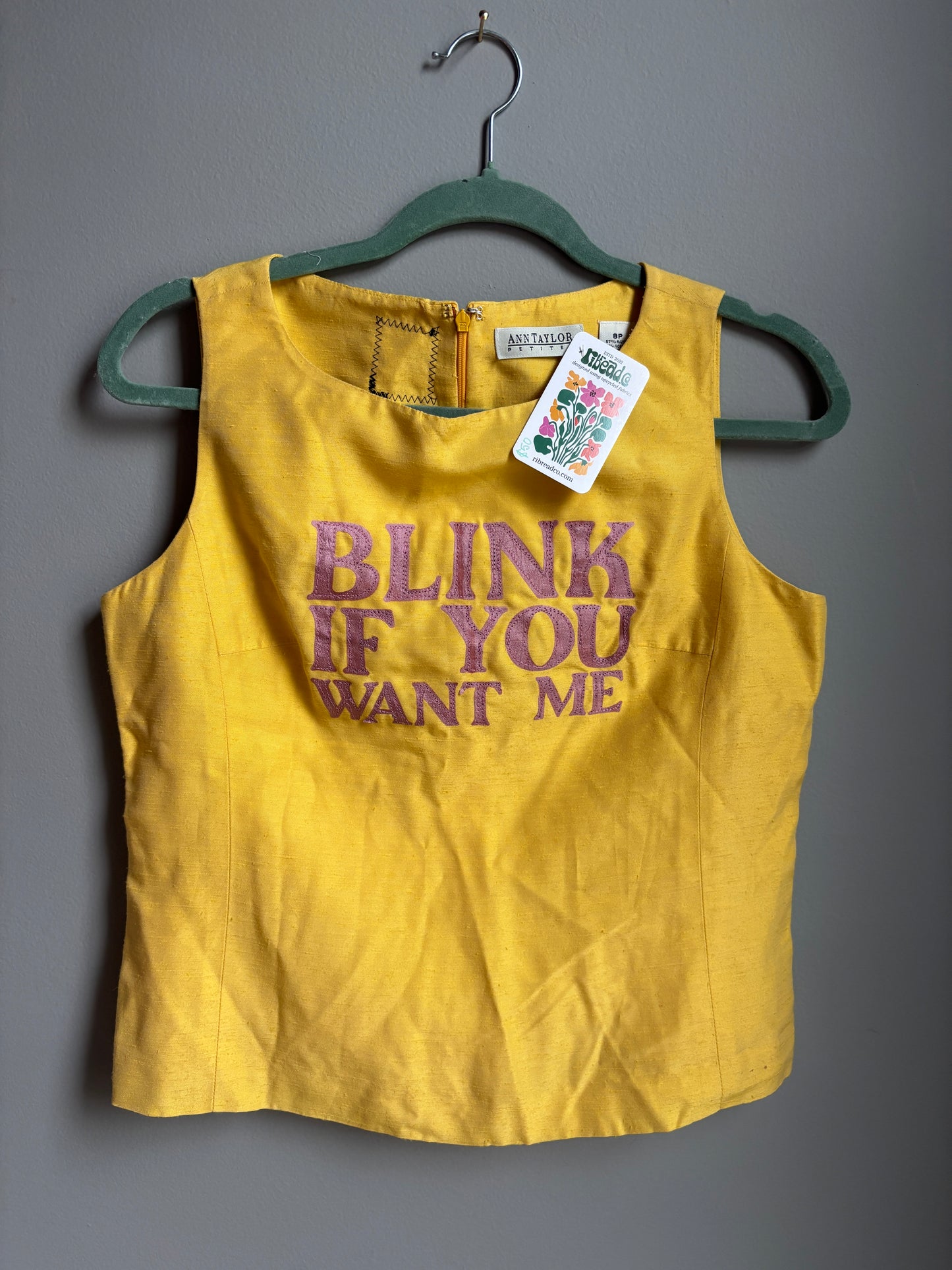 blink if you want me tank (womens l)