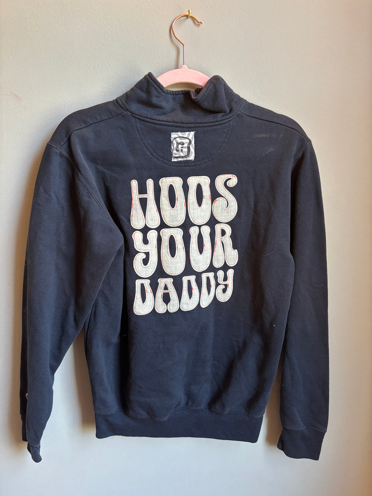 hoos your daddy 1/4 zip (unisex s)