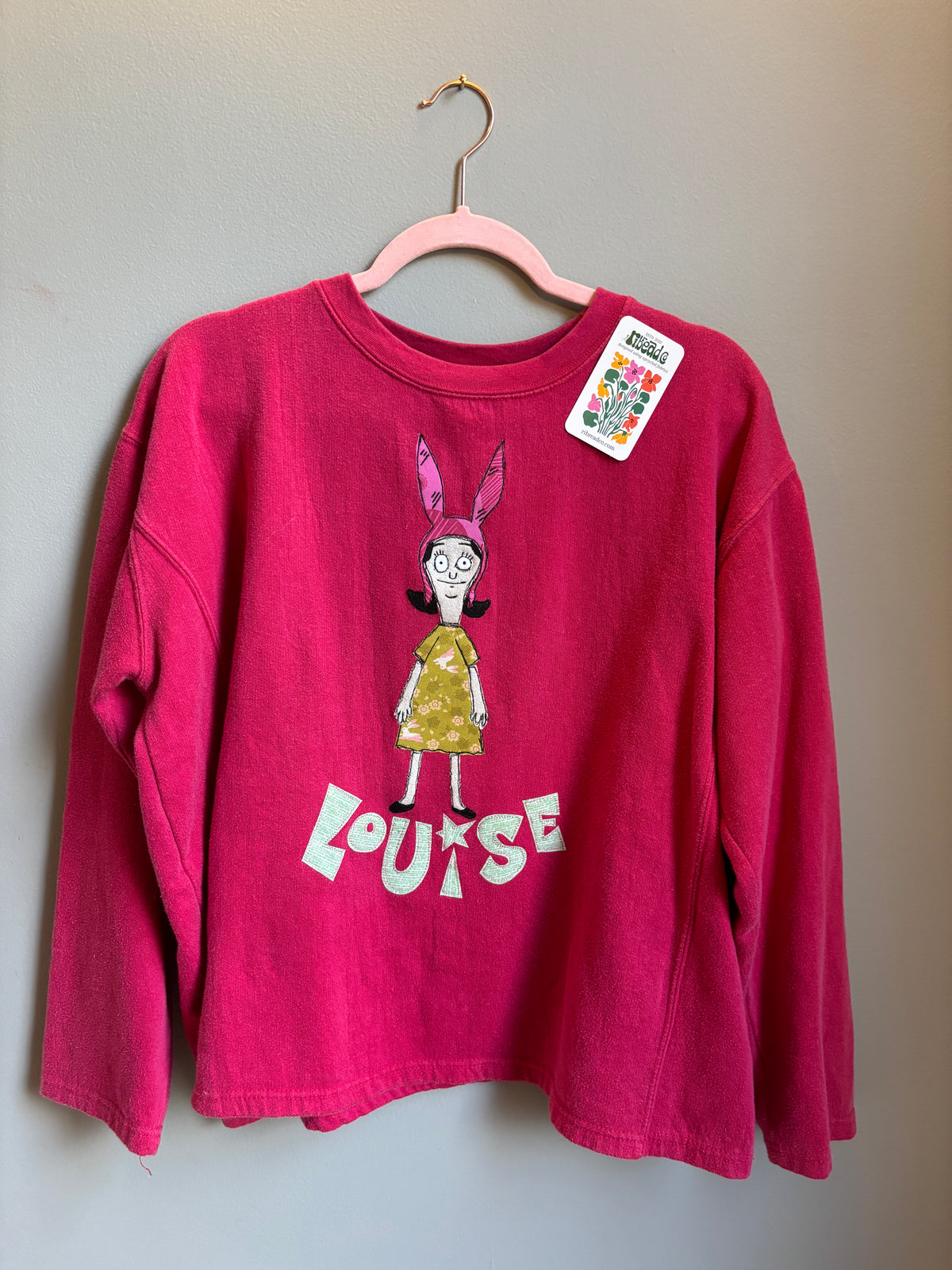 louise belcher crewneck (women’s l)