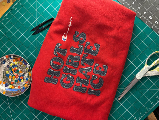 crewnecks for Amika Center Fundraiser